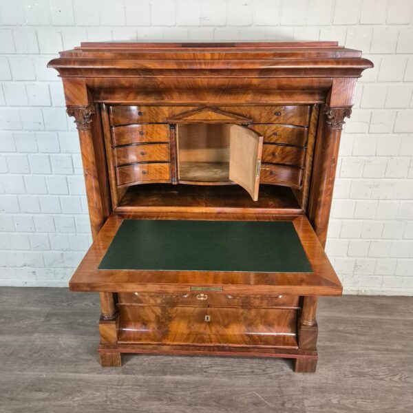Sekretär Biedermeier 1840 Mahagoni – Bild 11