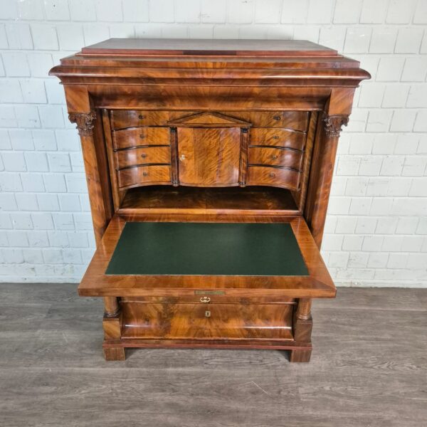 Sekretär Biedermeier 1840 Mahagoni – Bild 4