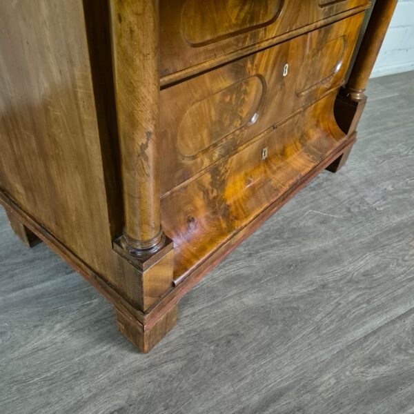 Sekretär Biedermeier 1840 Mahagoni – Bild 8
