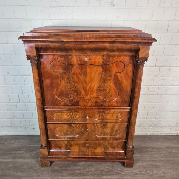 Sekretär Biedermeier 1840 Mahagoni – Bild 2