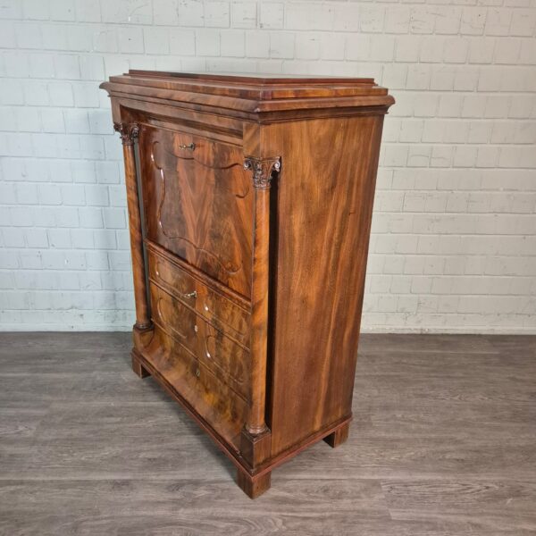 Sekretär Biedermeier 1840 Mahagoni – Bild 3
