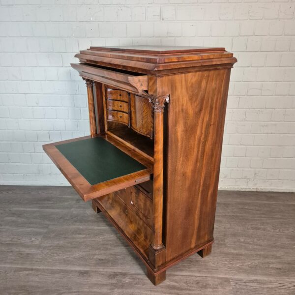 Sekretär Biedermeier 1840 Mahagoni – Bild 5