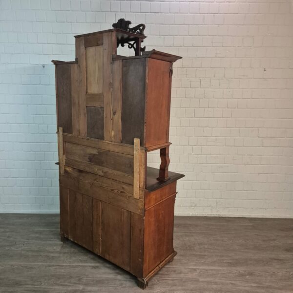 Buffetschrank Schrank Jugendstil 1910 Nussbaum – Bild 23