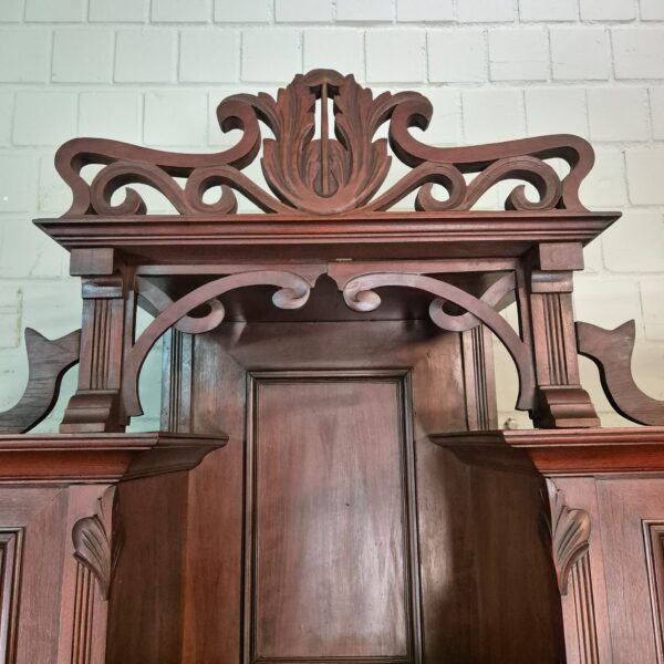 Buffetschrank Schrank Jugendstil 1910 Nussbaum – Bild 20