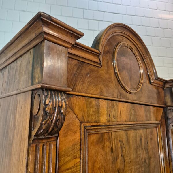 Kleiderschrank Schrank Gründerzeit 1880 Nussbaum – Bild 7