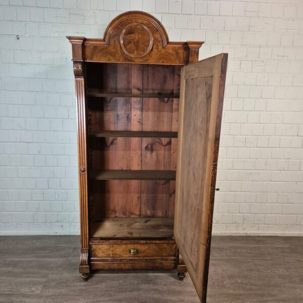 Kleiderschrank Schrank Gründerzeit 1880 Nussbaum – Bild 10
