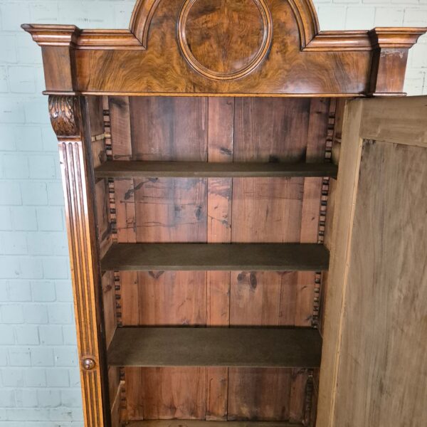 Kleiderschrank Schrank Gründerzeit 1880 Nussbaum – Bild 11