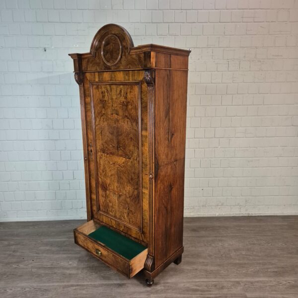 Kleiderschrank Schrank Gründerzeit 1880 Nussbaum – Bild 12
