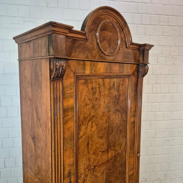 Kleiderschrank Schrank Gründerzeit 1880 Nussbaum – Bild 6