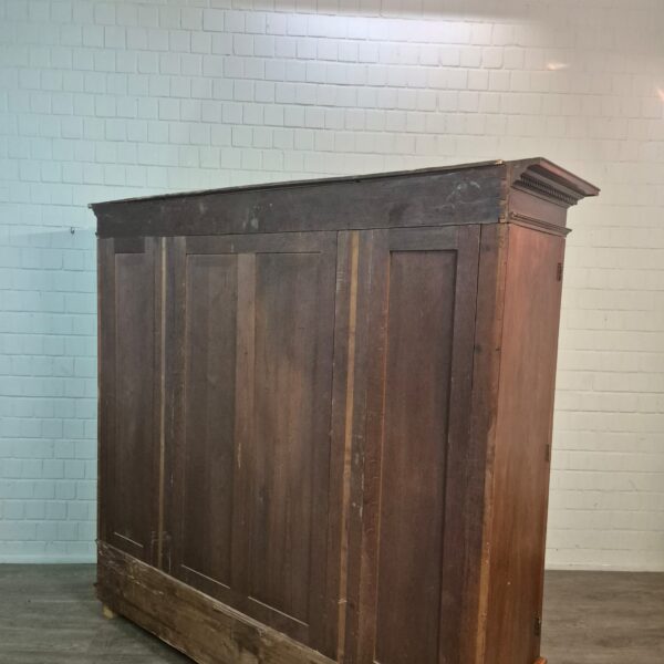 Vitrine Bücherschrank Gründerzeit 1880 Nussbaum – Bild 26