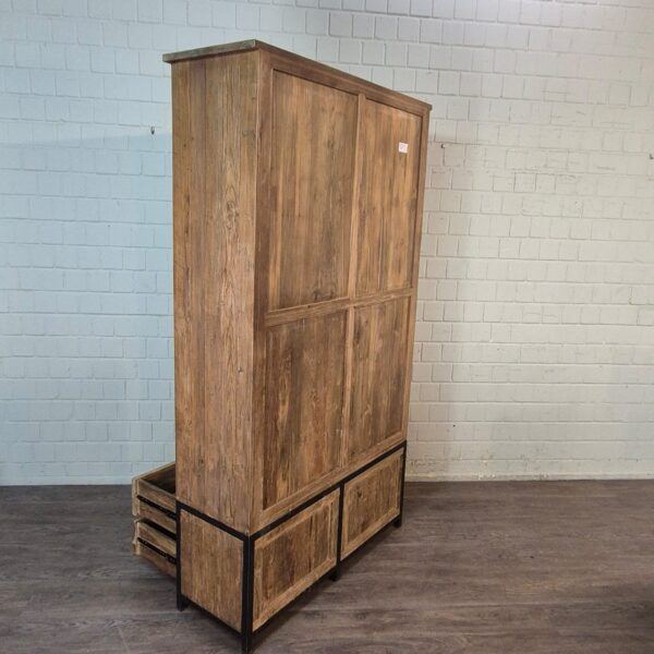 Vitrine Bücherschrank Teakholz 1,25 m – Bild 17