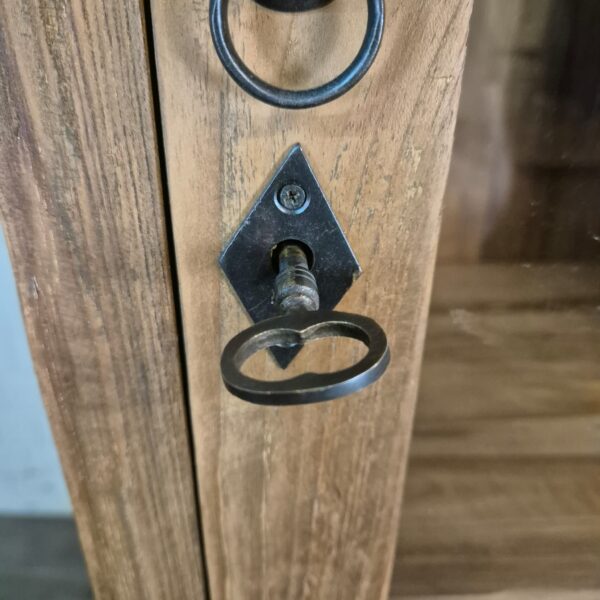 Weinschrank Vitrine Teakholz 0,67 m – Bild 5