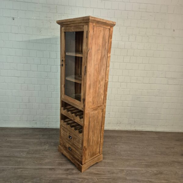 Weinschrank Vitrine Teakholz 0,67 m – Bild 2