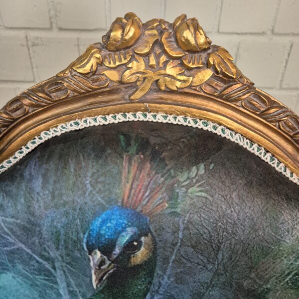 Ohrenbackensessel Sessel Pfau-Motiv Barockstil 0,74 m – Bild 8