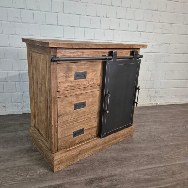 Kommode Beistellschrank Teakholz 0,91 m