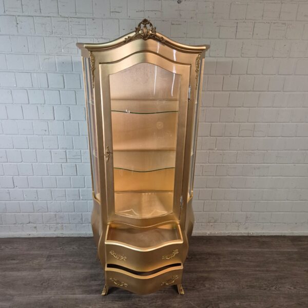 Vitrine Barockstil Gold 0,84 m – Bild 17