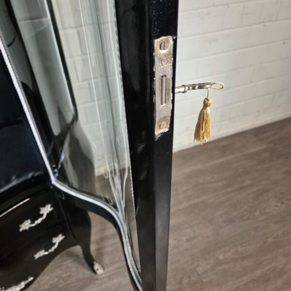 Vitrine Barockstil Schwarz 0,84 m – Bild 15