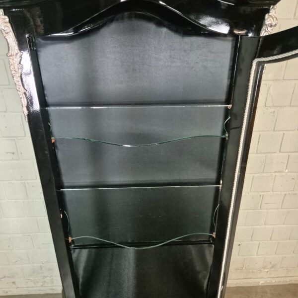 Vitrine Barockstil Schwarz 0,84 m – Bild 14