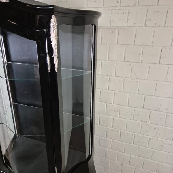 Vitrine Barockstil Schwarz 0,84 m – Bild 10