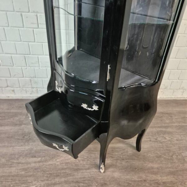 Vitrine Barockstil Schwarz 0,84 m – Bild 21