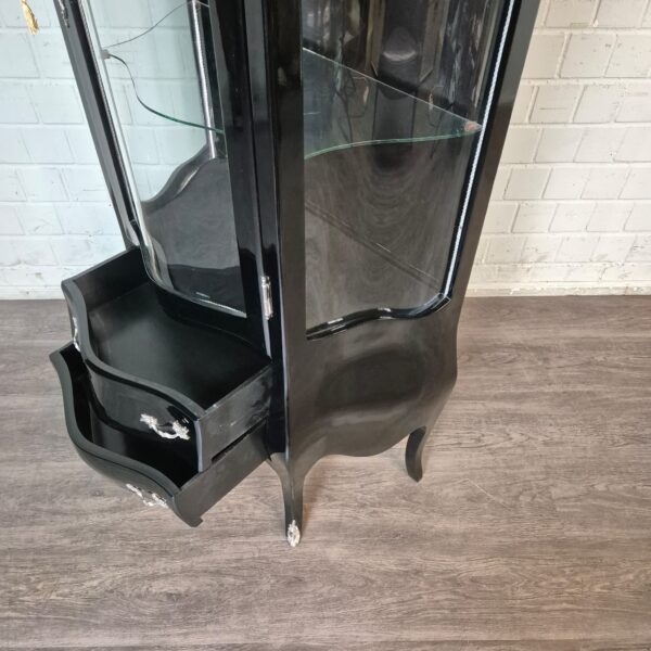 Vitrine Barockstil Schwarz 0,84 m – Bild 20