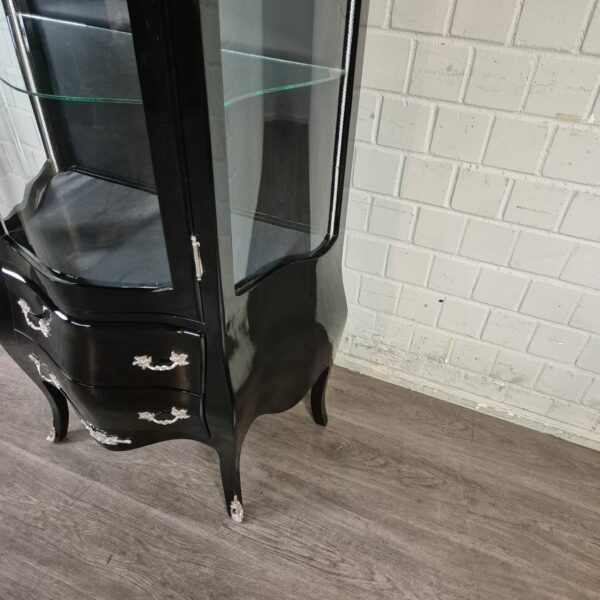 Vitrine Barockstil Schwarz 0,84 m – Bild 9