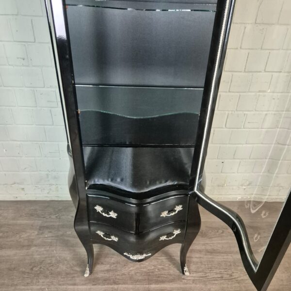 Vitrine Barockstil Schwarz 0,84 m – Bild 18