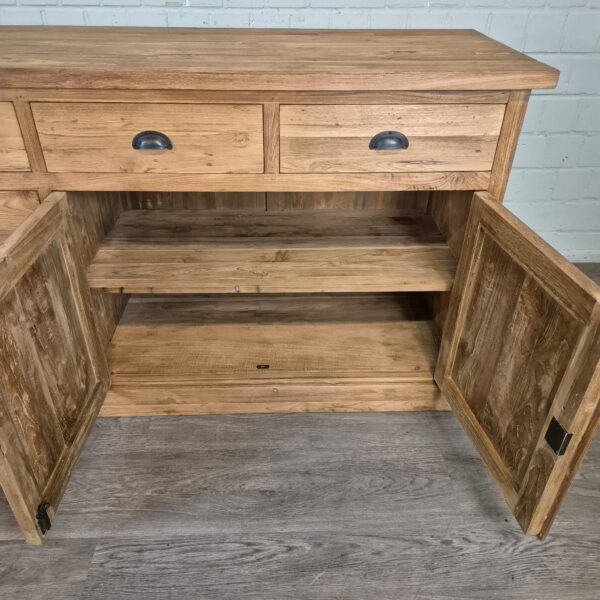 Anrichte Sideboard Teakholz 2,51 m – Bild 14