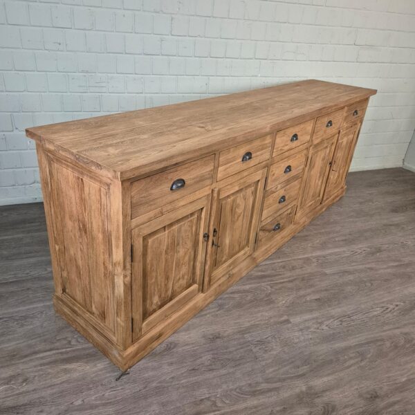 Anrichte Sideboard Teakholz 2,51 m