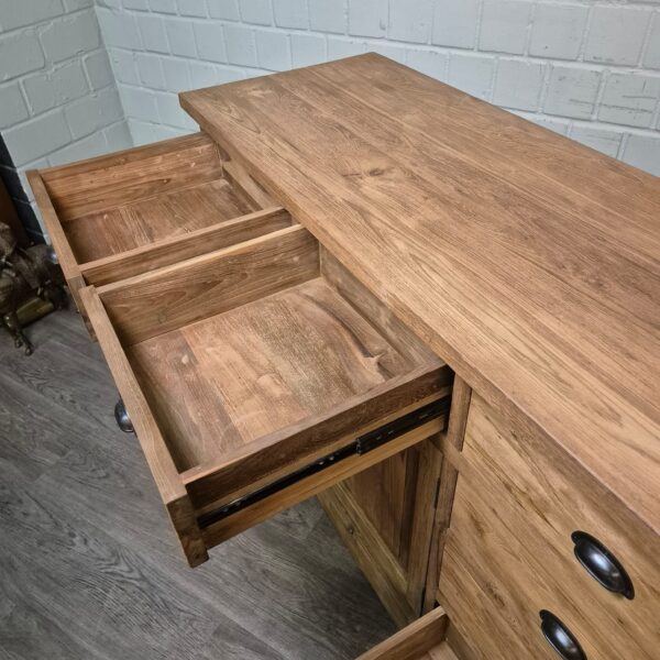 Anrichte Sideboard Teakholz 2,51 m – Bild 19