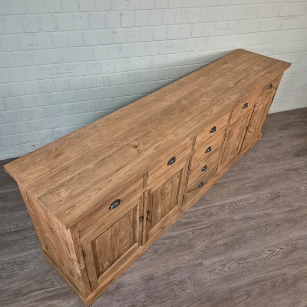 Anrichte Sideboard Teakholz 2,51 m – Bild 3