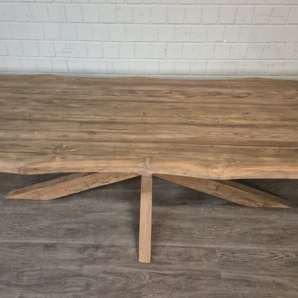 Esstisch Tisch Baumstamm Teakholz 3,00 m x 1,00 m – Bild 5