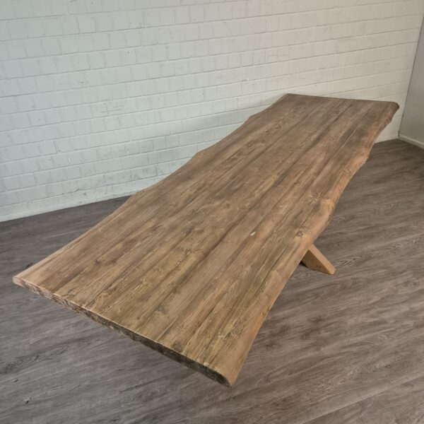 Esstisch Tisch Baumstamm Teakholz 3,00 m x 1,00 m – Bild 12