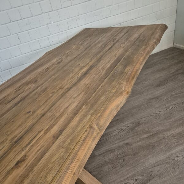 Esstisch Tisch Baumstamm Teakholz 3,00 m x 1,00 m – Bild 13