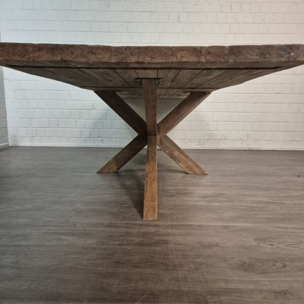 Esstisch Tisch Baumstamm Teakholz 3,00 m x 1,00 m – Bild 9