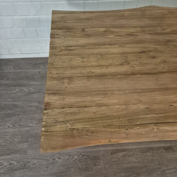 Esstisch Tisch Baumstamm Teakholz 3,00 m x 1,00 m – Bild 3