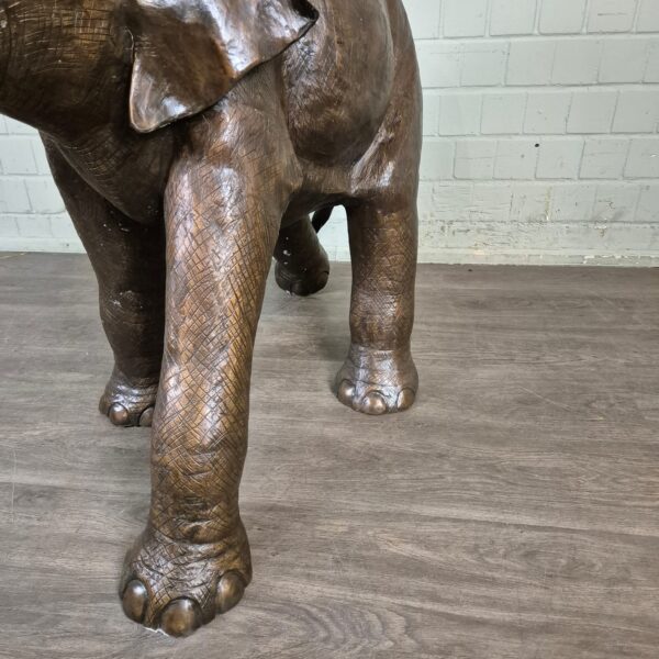 Skulptur Dekoration Elefant Bronze 1,25 m – Bild 11