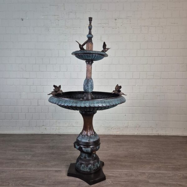 Brunnen Wasserspeier Wasserspiel Bronze 1,75 m