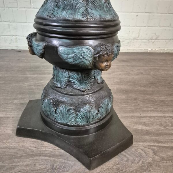 Brunnen Wasserspeier Wasserspiel Bronze 1,75 m – Bild 16