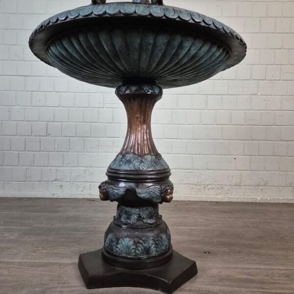 Brunnen Wasserspeier Wasserspiel Bronze 1,75 m – Bild 13