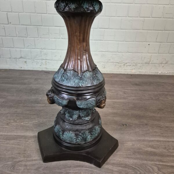Brunnen Wasserspeier Wasserspiel Bronze 1,75 m – Bild 14