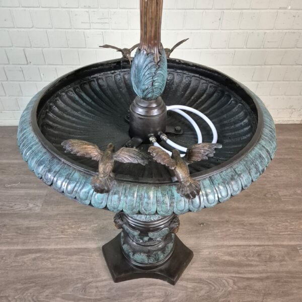 Brunnen Wasserspeier Wasserspiel Bronze 1,75 m – Bild 8