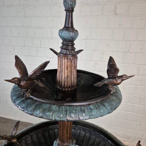 Brunnen Wasserspeier Wasserspiel Bronze 1,75 m – Bild 5