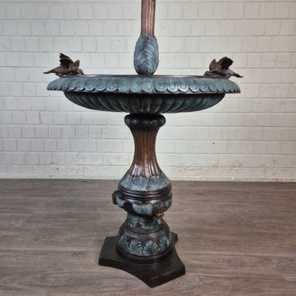 Brunnen Wasserspeier Wasserspiel Bronze 1,75 m – Bild 6