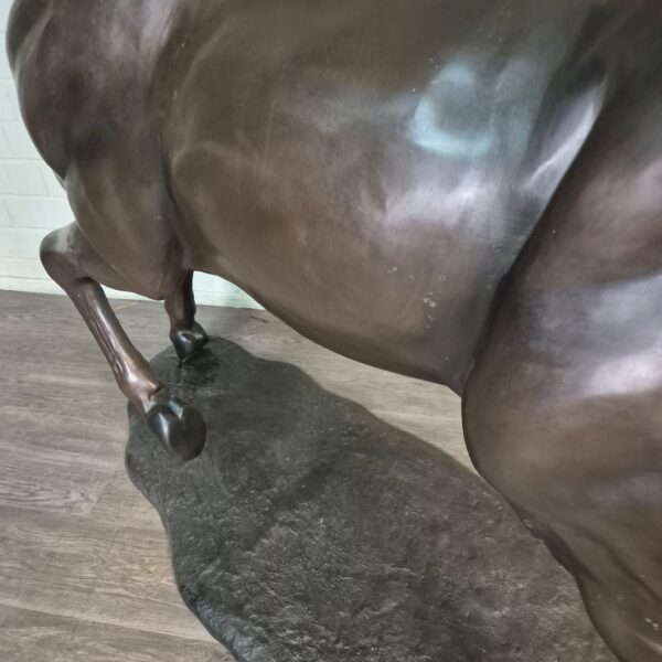 Skulptur Dekoration Bronze Pferd 1,77 m – Bild 17