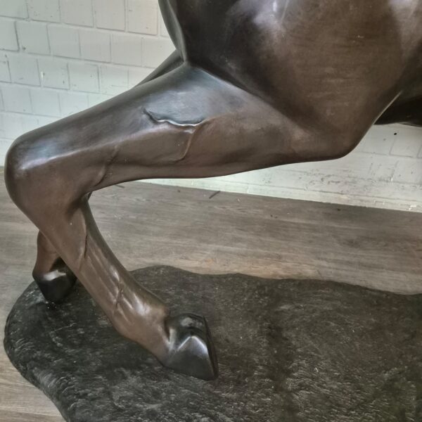Skulptur Dekoration Bronze Pferd 1,77 m – Bild 15