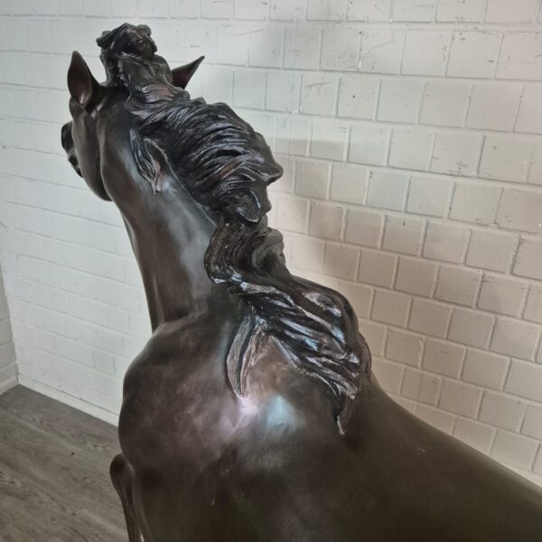 Skulptur Dekoration Bronze Pferd 1,77 m – Bild 16