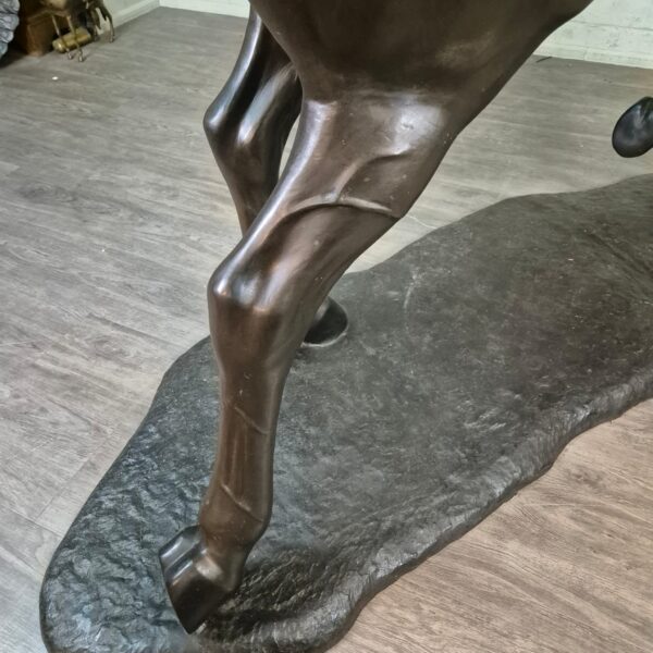 Skulptur Dekoration Bronze Pferd 1,77 m – Bild 4