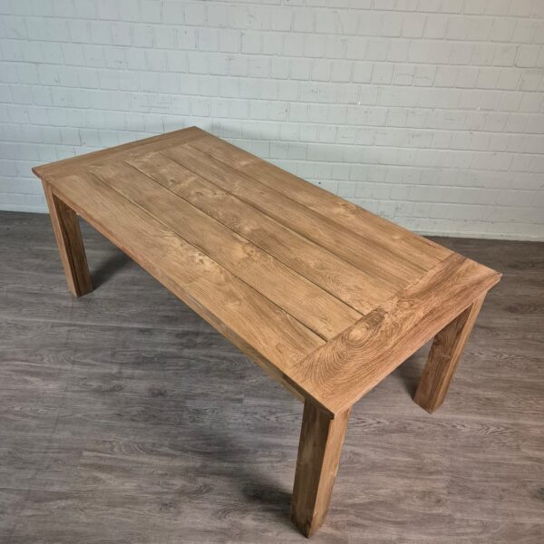 Esstisch Gartentisch Tisch Massivholz 2,00 m x 1,01 m – Bild 2