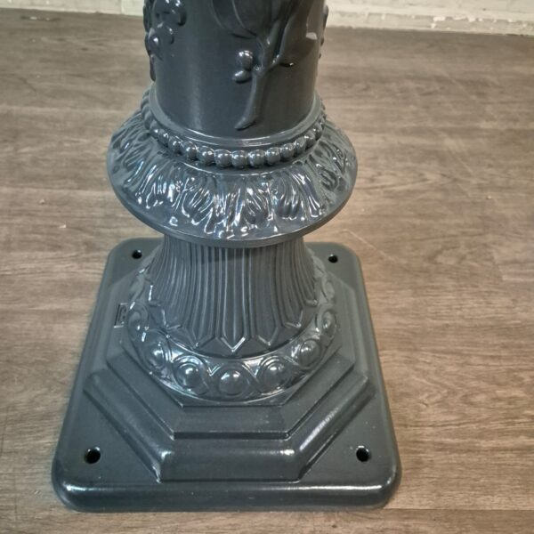 Laterne Gartenlampe Aluminium Grau 2,70 m – Bild 9